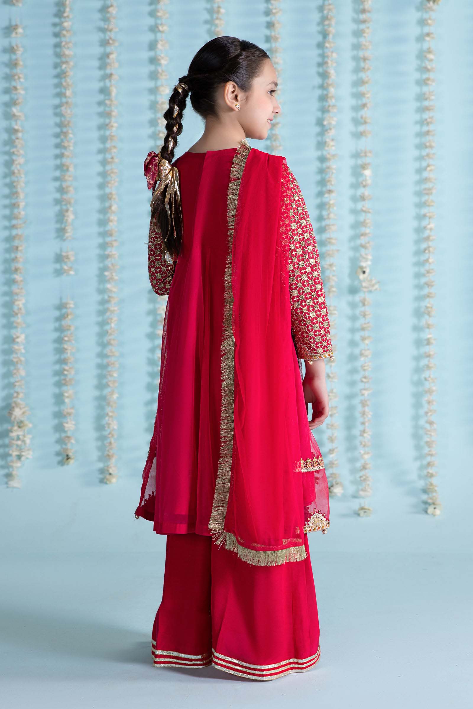 Maria B | 3 Piece Embroidered Net Suit | MKS-EA24-02 - House Of Hania