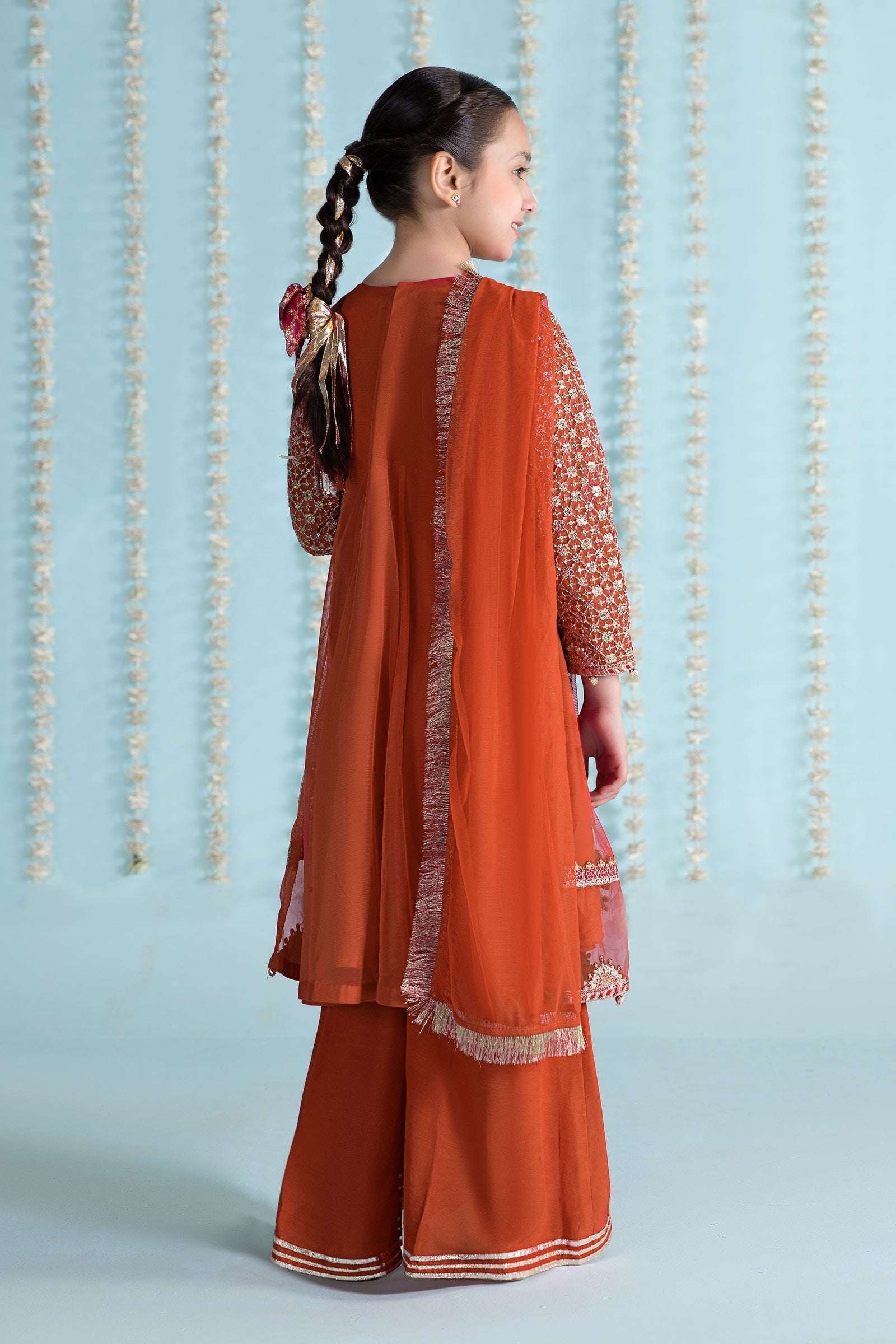 Maria B | 3 Piece Embroidered Net Suit | MKS-EA24-02 - House Of Hania