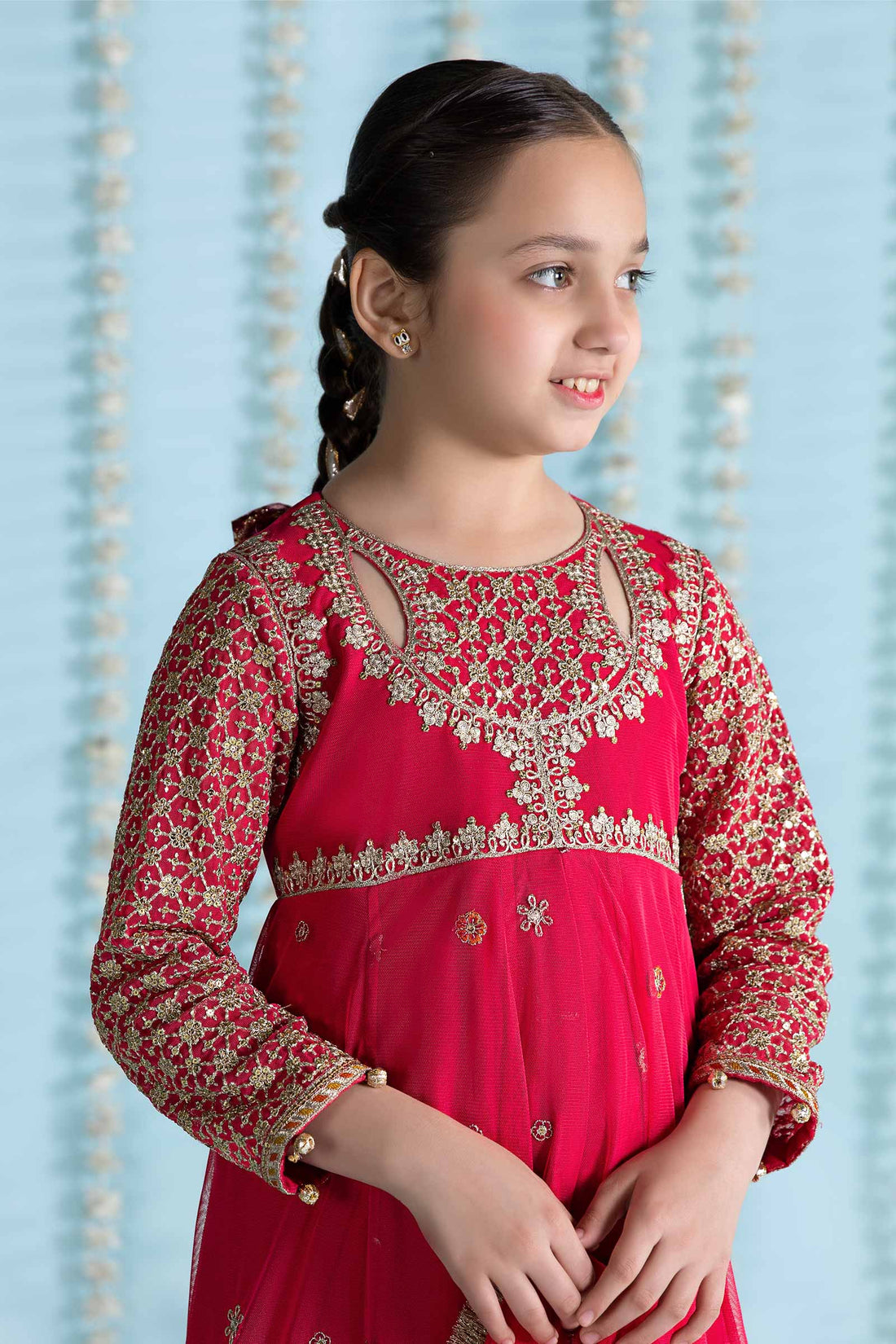 Maria B | 3 Piece Embroidered Net Suit | MKS-EA24-02 - House Of Hania