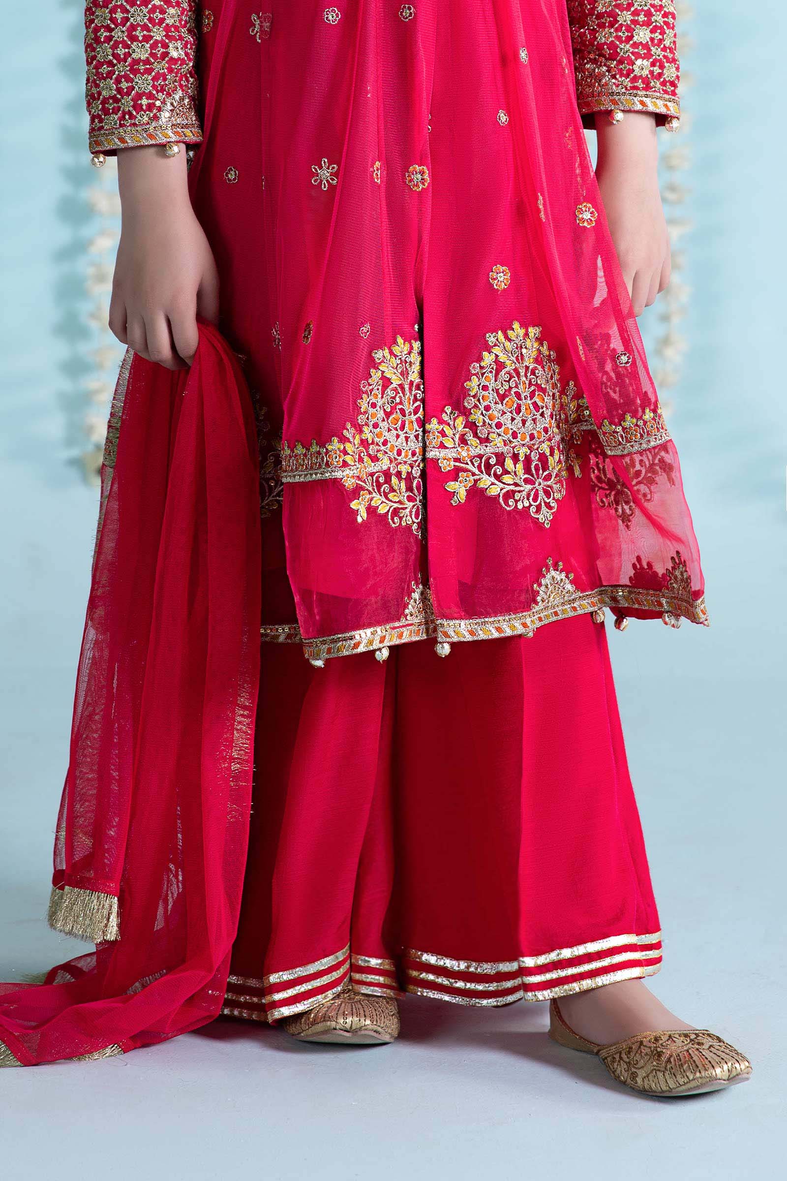 Maria B | 3 Piece Embroidered Net Suit | MKS-EA24-02 - House Of Hania