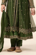 Maria B | 3 Piece Embroidered Net Suit | MKS-W24-25 - House Of Hania