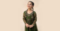 Maria B | 3 Piece Embroidered Net Suit | MKS-W24-25 - House Of Hania