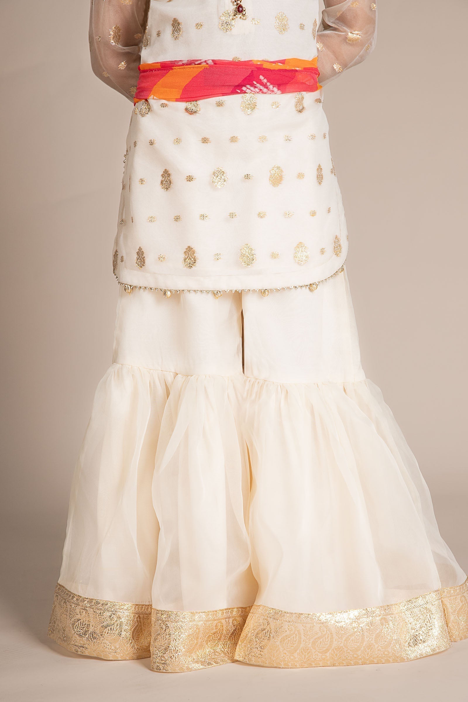 Maria B | 3 Piece Embroidered Organza Lurex Suit | MKS-EF25-20 - House Of Hania