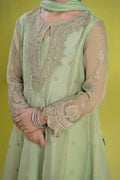 Maria B | 3 Piece Embroidered Organza Suit | MKS-EF24-05 - House Of Hania