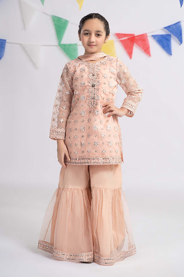Maria B | 3 Piece Embroidered Organza Suit | MKS-EF24-11 - House Of Hania