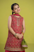 Maria B | 3 Piece Embroidered Organza Suit | MKS-EF24-14 - House Of Hania