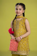 Maria B | 3 Piece Embroidered Organza Suit | MKS-EF24-14 - House Of Hania