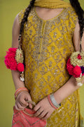 Maria B | 3 Piece Embroidered Organza Suit | MKS-EF24-14 - House Of Hania
