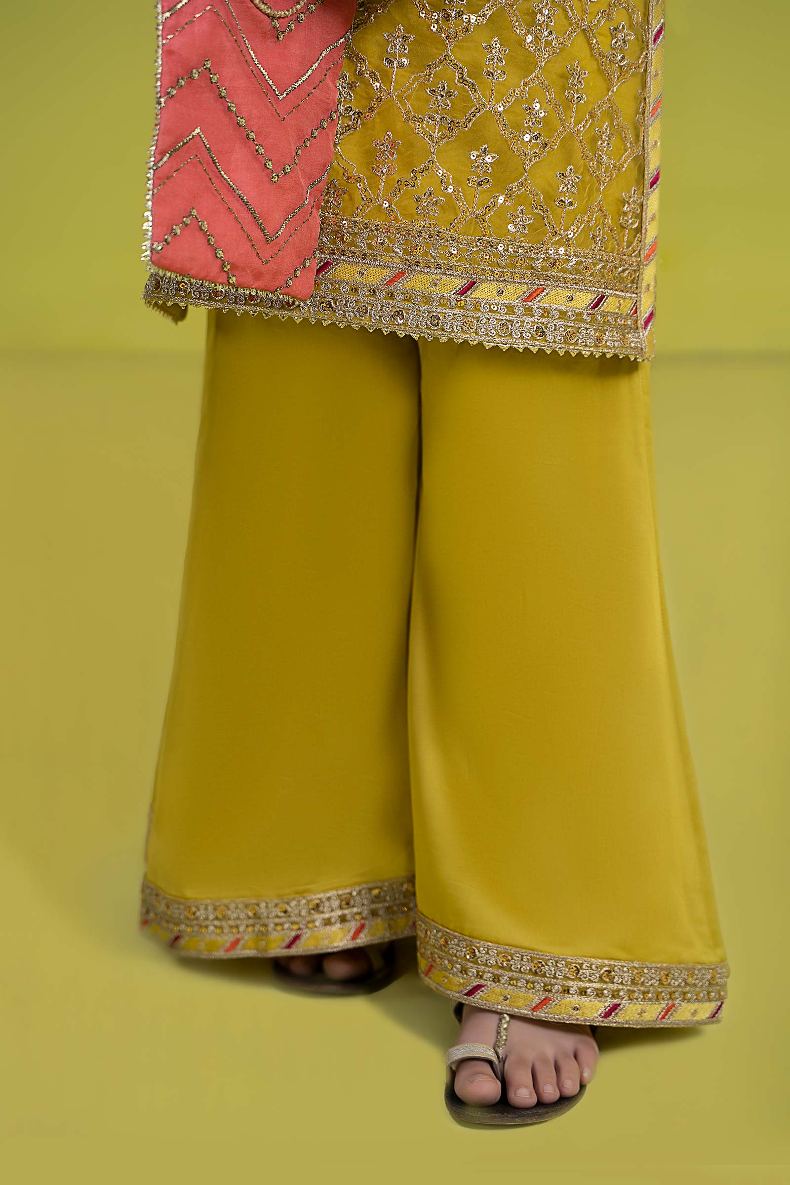 Maria B | 3 Piece Embroidered Organza Suit | MKS-EF24-14 - House Of Hania