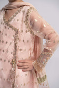 Maria B | 3 Piece Embroidered Organza Suit | MKS-EF24-18 - House Of Hania