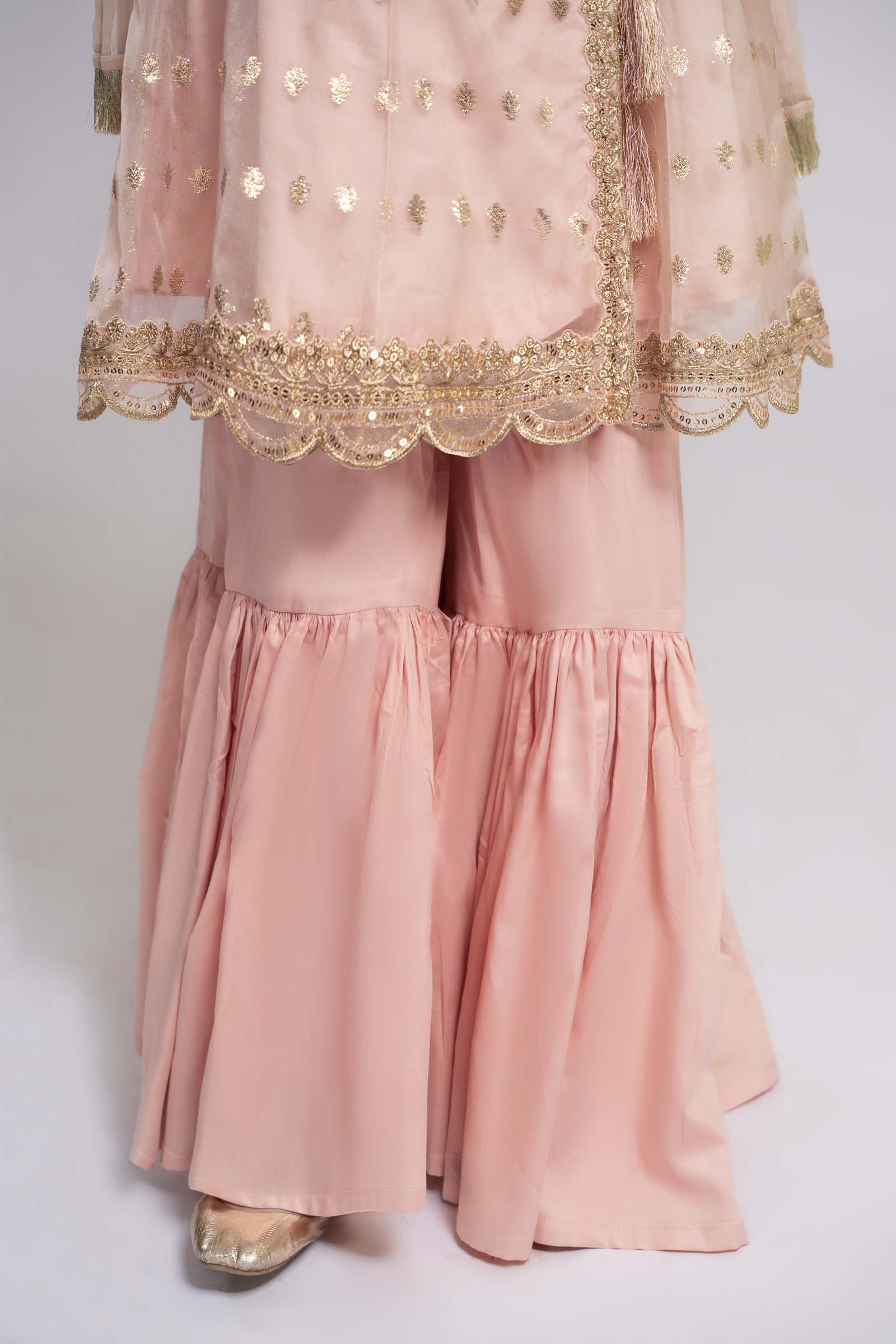 Maria B | 3 Piece Embroidered Organza Suit | MKS-EF24-18 - House Of Hania