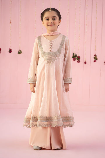 Maria B | 3 Piece Embroidered Organza Suit | MKS-EF24-19 - House Of Hania