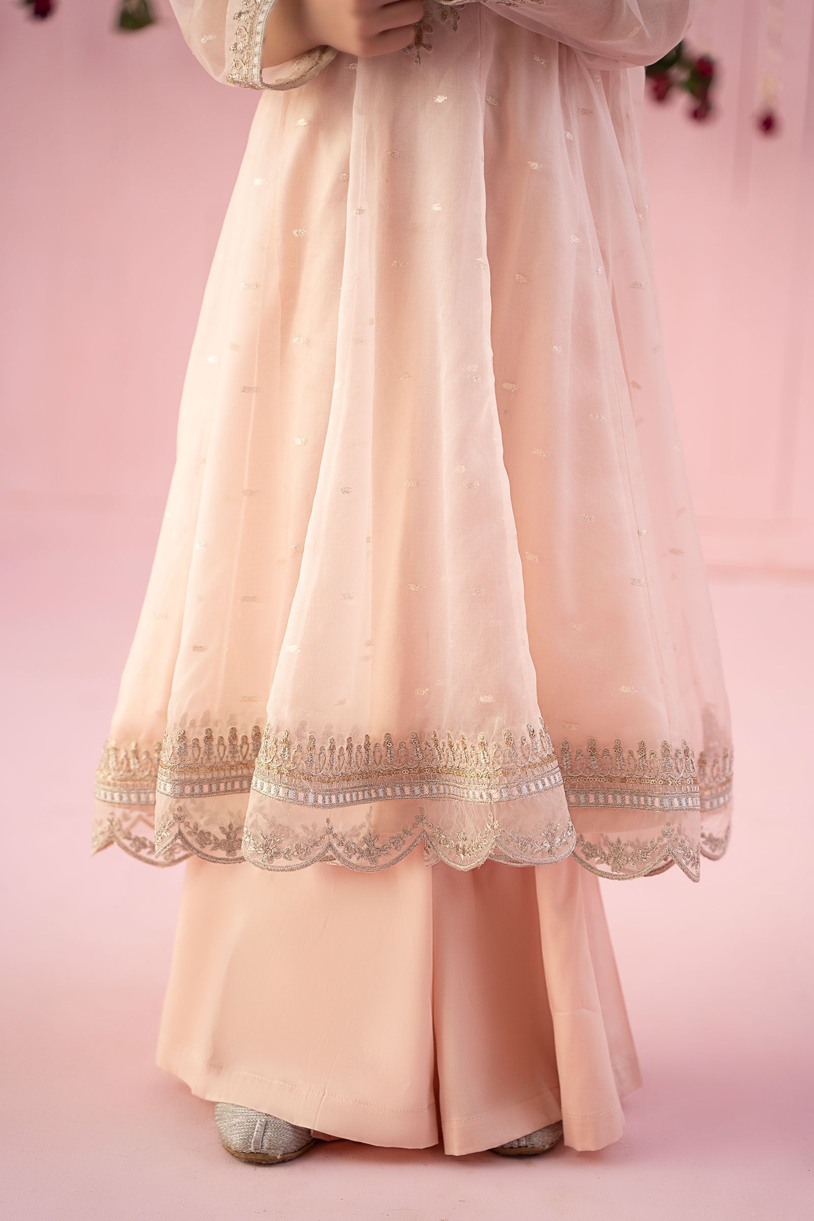 Maria B | 3 Piece Embroidered Organza Suit | MKS-EF24-19 - House Of Hania