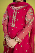 Maria B | 3 Piece Embroidered Organza Suit | MKS-EF24-23 - House Of Hania