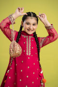 Maria B | 3 Piece Embroidered Organza Suit | MKS-EF24-23 - House Of Hania