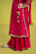 Maria B | 3 Piece Embroidered Organza Suit | MKS-EF24-23 - House Of Hania