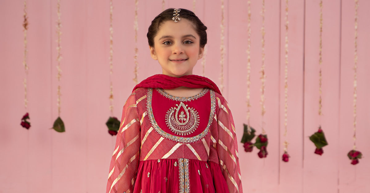 Maria B | 3 Piece Embroidered Organza Suit | MKS-EF24-27 - House Of Hania