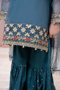 Maria B | 3 Piece Embroidered Organza Suit | MKS-EF24-29 - House Of Hania