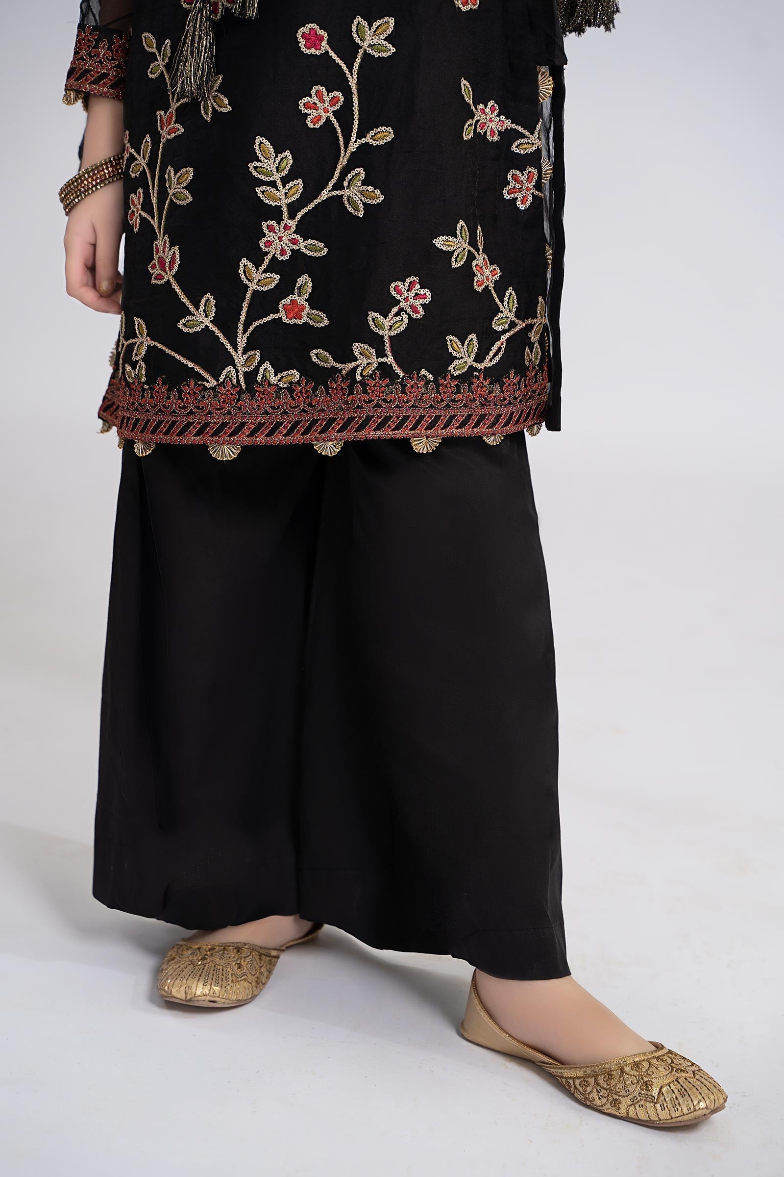 Maria B | 3 Piece Embroidered Organza Suit | MKS-EF24-30 - House Of Hania