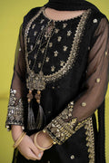 Maria B | 3 Piece Embroidered Organza Suit | MKS-EF24-37 - House Of Hania