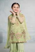 Maria B | 3 Piece Embroidered Organza Suit | MKS-EF24-45 - House Of Hania