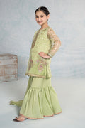 Maria B | 3 Piece Embroidered Organza Suit | MKS-EF24-45 - House Of Hania