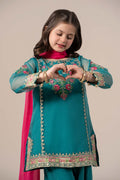 Maria B | 3 Piece Embroidered Organza Suit | MKS-EF25-16 - House Of Hania