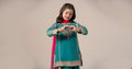 Maria B | 3 Piece Embroidered Organza Suit | MKS-EF25-16 - House Of Hania