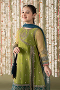 Maria B | 3 Piece Embroidered Organza Suit | MKS-EF25-21 - House Of Hania