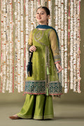Maria B | 3 Piece Embroidered Organza Suit | MKS-EF25-21 - House Of Hania