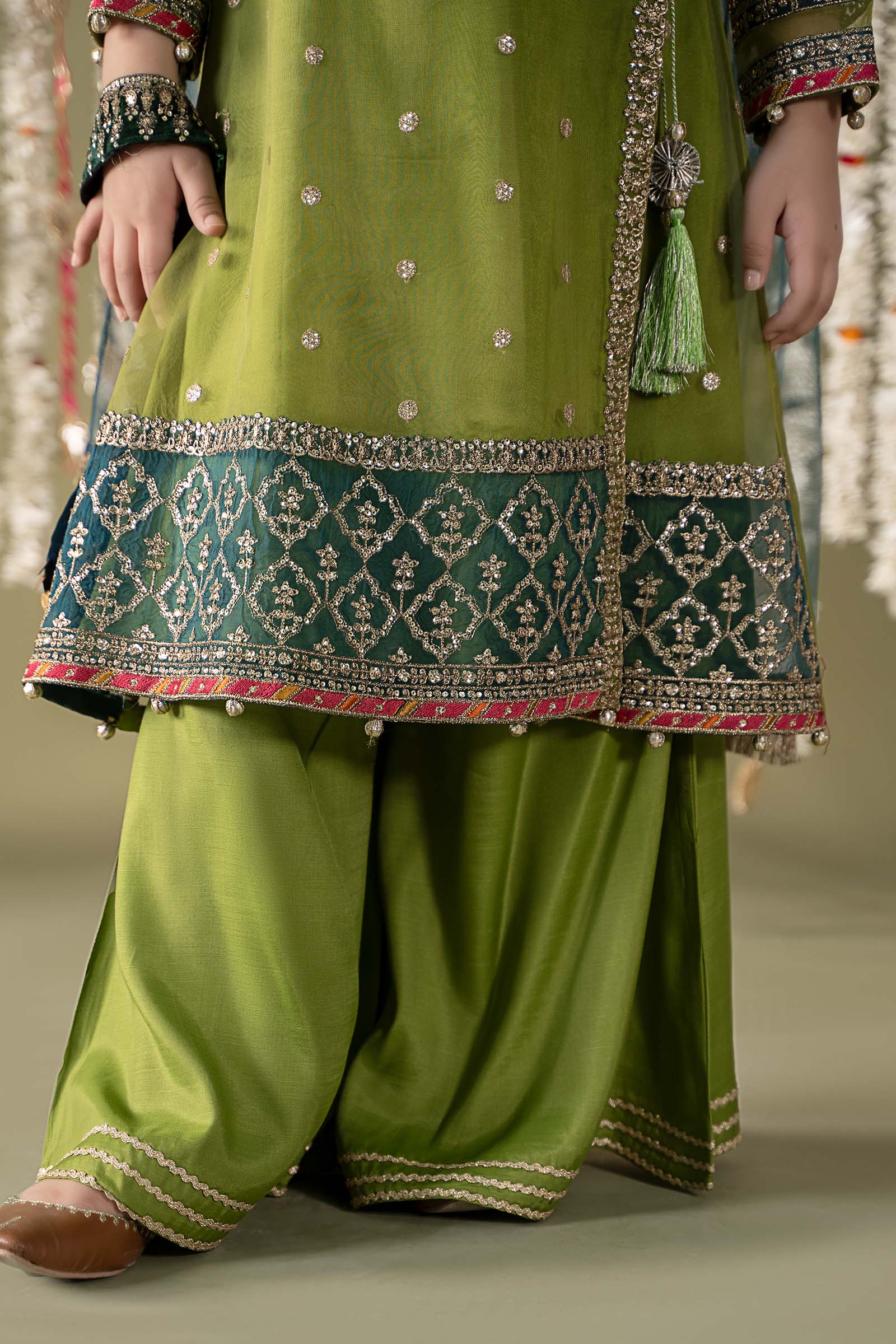 Maria B | 3 Piece Embroidered Organza Suit | MKS-EF25-21 - House Of Hania