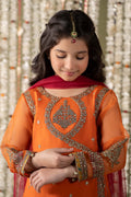 Maria B | 3 Piece Embroidered Organza Suit | MKS-EF25-21 - House Of Hania