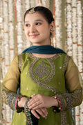Maria B | 3 Piece Embroidered Organza Suit | MKS-EF25-21 - House Of Hania