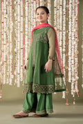 Maria B | 3 Piece Embroidered Organza Suit | MKS-EF25-32 - House Of Hania