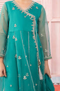 Maria B | 3 Piece Embroidered Organza Suit | MKS-PF24-01 - House Of Hania