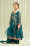 Maria B | 3 Piece Embroidered Paper Cotton Suit | MKD-W24-22 - House Of Hania