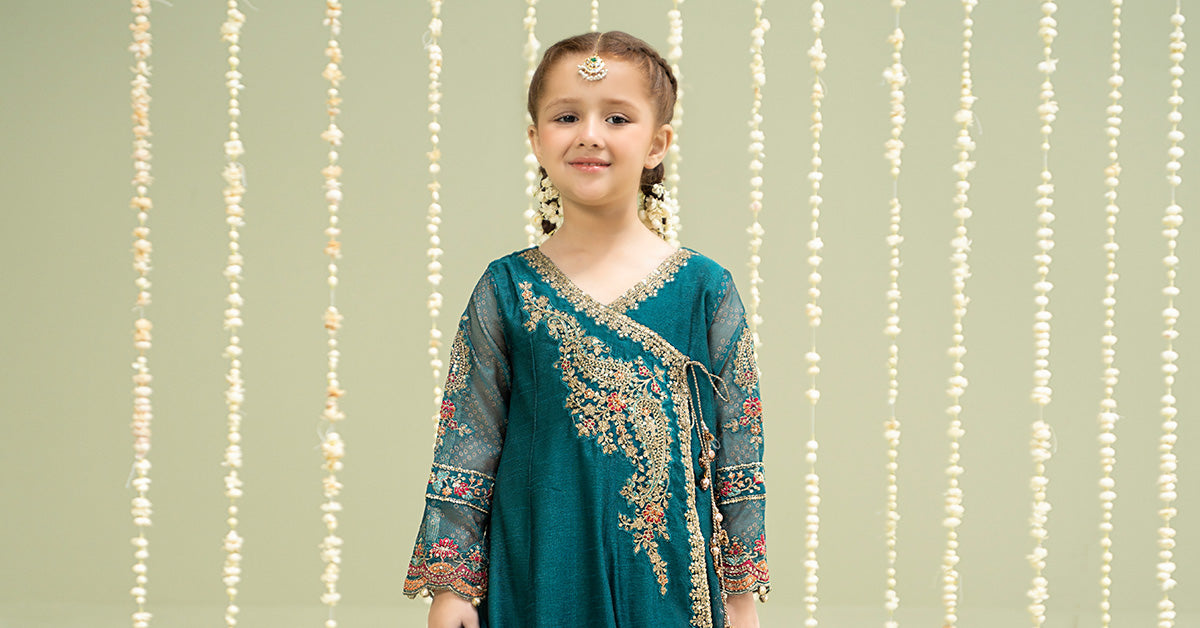 Maria B | 3 Piece Embroidered Paper Cotton Suit | MKD-W24-22 - House Of Hania