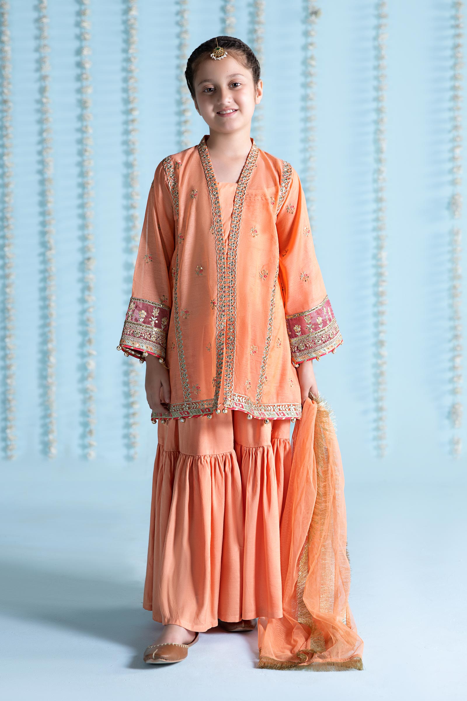 Maria B | 3 Piece Embroidered Paper Cotton Suit | MKS-EA24-04 - House Of Hania
