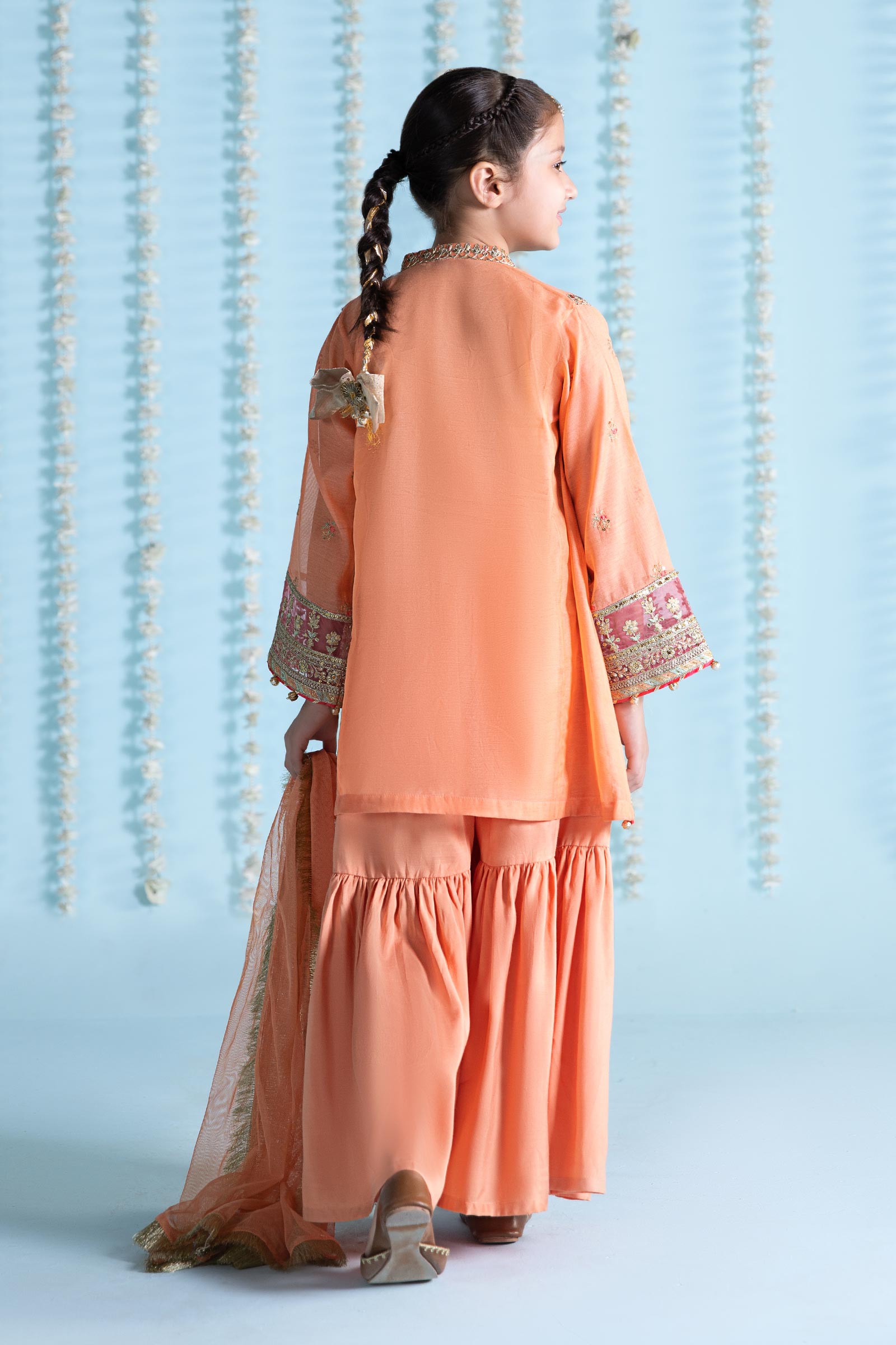 Maria B | 3 Piece Embroidered Paper Cotton Suit | MKS-EA24-04 - House Of Hania