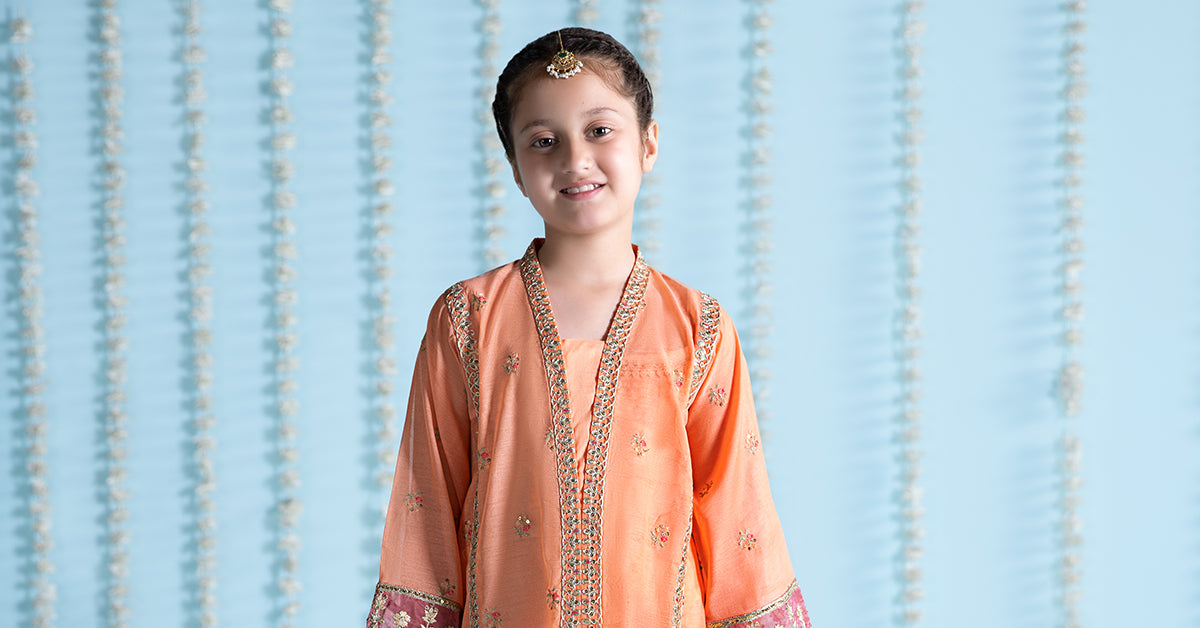 Maria B | 3 Piece Embroidered Paper Cotton Suit | MKS-EA24-04 - House Of Hania