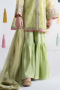 Maria B | 3 Piece Embroidered Paper Cotton Suit | MKS-EA24-04 - House Of Hania