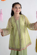 Maria B | 3 Piece Embroidered Paper Cotton Suit | MKS-EA24-04 - House Of Hania