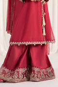 Maria B | 3 Piece Embroidered Polyester Net Suit | MKS-EF25-43 - House Of Hania