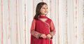 Maria B | 3 Piece Embroidered Polyester Net Suit | MKS-EF25-43 - House Of Hania