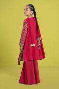 Maria B | 3 Piece Embroidered Raw Silk Suit | MKS-EF24-31 - House Of Hania