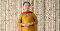 Maria B | 3 Piece Embroidered Raw Silk Suit | MKS-EF25-27 - House Of Hania