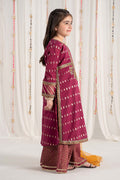 Maria B | 3 Piece Embroidered Raw Silk Suit | MKS-EF25-30 - House Of Hania