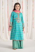 Maria B | 3 Piece Embroidered Raw Silk Suit | MKS-EF25-30 - House Of Hania