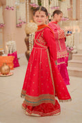 Maria B | 3 Piece Embroidered Raw Silk Suit | MKS-W24-02 - House Of Hania