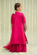 Maria B | 3 Piece Embroidered Raw Silk Suit | MKS-W24-13 - House Of Hania